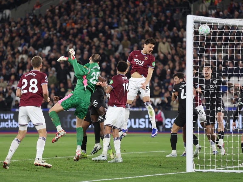 Kết quả West Ham vs Man City Ngày 15/3/2026 Vòng 30 Ngoại Hạng Anh 3 Bàn thắng ấn định trận đấu West Ham vs Man City