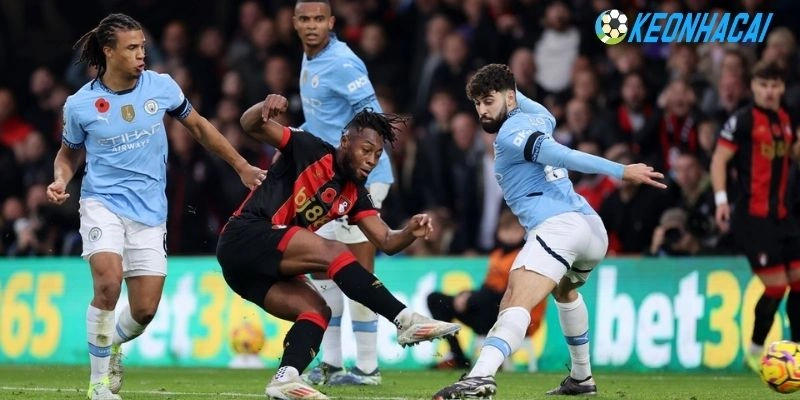 Cuộc đối đầu giữa Bournemouth vs Manchester City ngày 20/05
