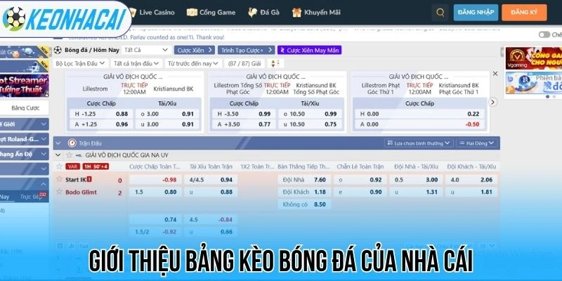 Ta88 - Thương Hiệu Giải Trí Chuyên Kèo Bóng Đá Số 1 Việt Nam 3 Giới thiệu bảng kèo bóng đá của nhà cái
