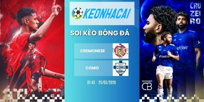 Kèo nhà cái Cremonese vs Como - Serie A, 24/05/2026