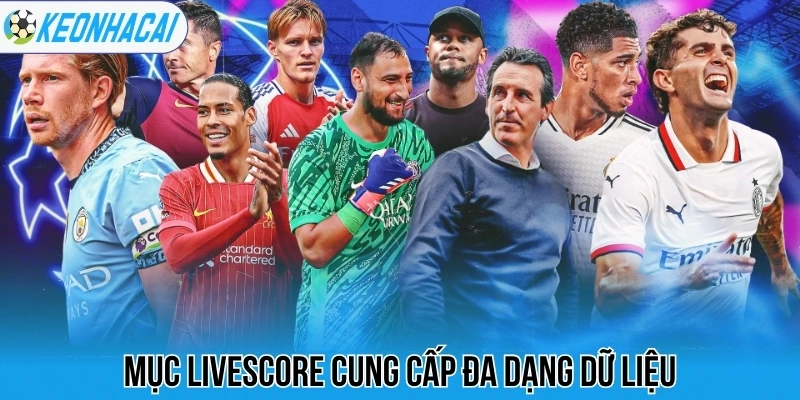 Livescore – Trực Tuyến Bóng Đá 247 Chi Tiết Và Chính Xác 25 Mục livescore cung cấp đa dạng dữ liệu