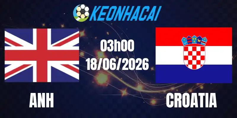 Soi Kèo Nhà Cái Anh Vs Croatia - Bảng L World Cup 03h00 18/06/2026