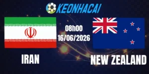 Soi Kèo Nhà Cái Iran Vs New Zealand - Bảng G World Cup 08h00 16/06/2026