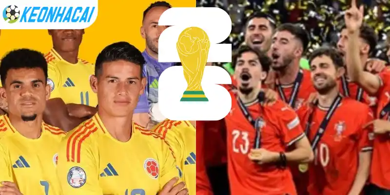 Tỷ lệ kèo chấp Châu Á trận Colombia vs Bồ Đào Nha